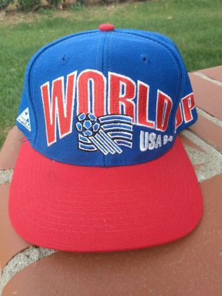 Rare Vintage Apex World Cup Usa 1994 Soccer Snapback Hat Cap 90s
