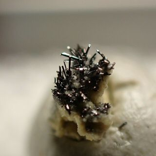 Selenium Crystals On Matrix Very Rare Radvanice,  Czech Republic