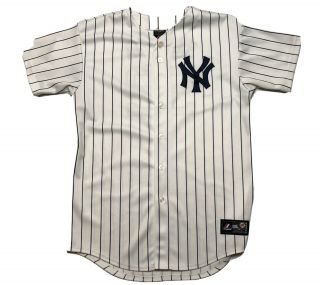 Cc Sabathia Authentic York Yankees Home Jersey Size Youth Xl 52 Majestic
