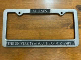 Usm The University Of Southern Mississippi Alumni License Plate Frame Sturdy