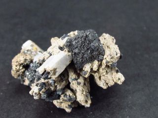Brookite Crystals On Quartz From Arkansas - 1.  1 "