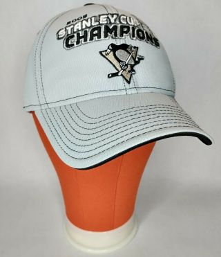 Pittsburgh Penguins Reebok 2009 Stanley Cup Champions Gray One Size Hat