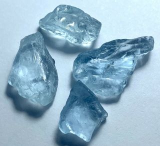 39.  40cts Facet Rough Cutting Quality Aquamarine From Nigeria Good Color,  Clearty