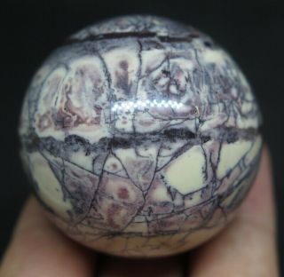 40mm Natural Porcelanite Jasper Crystal Sphere Ball