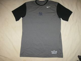 York Yankees Nike Pro Shirt Dri Fit Fitted Men 