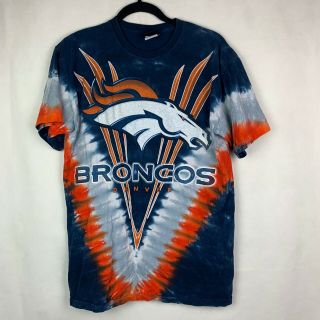 Denver Broncos Tie Dye T - Shirt Nfl Men 
