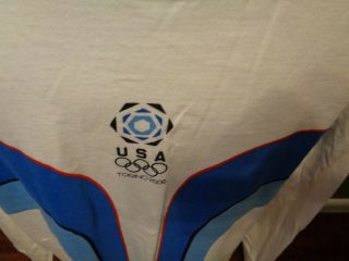 Olympics T Shirt Roots Mens XL Long Sleeve Team USA 2006 Torino Winter 2