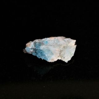 RARE BLUE HYALITE OPAL from CHALK MTN.  MITCHELL CO.  N.  C.  3522 2
