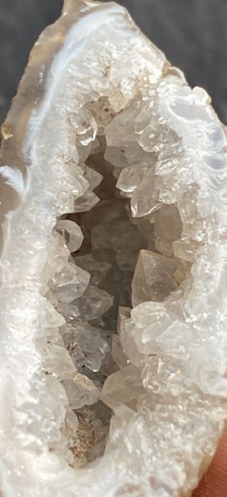 39.  7g Very Pretty Clear Crystal Geode Specimen 2
