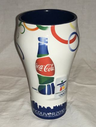 Coca Cola Vancouver 2010 Olympic Winter Games Collectible Glass Cup Mug