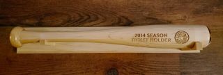 2014 Toronto Blue Jays Season Ticket Holder Souvenir Solid Wood Mini Bat