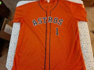 Houston Astros Carlos Correa Jersey Heb Size Xl