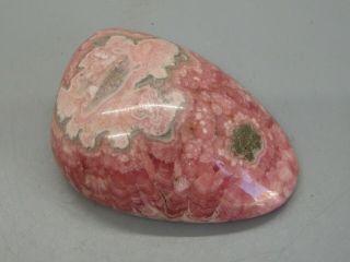 Natural Pink Rhodochrosite Crystal Polished Healing Stone Geode Specimen 3 3/8 "