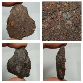 P28 - Crusted Endcut Nwa Unclassified Type 3 Chondrite Meteorite 13.  30g