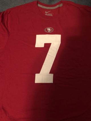 Nike San Francsico 49ers Colin Kaepernick Jersey T - Shirt Social Justice Blm Xl