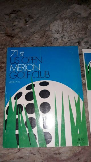 1971 71st US Open Merion Golf Club Golf Program 2