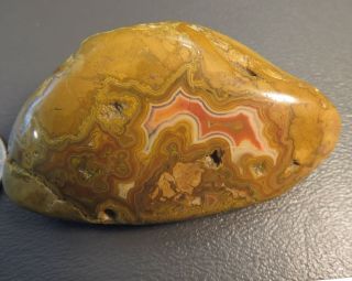 Fairburn Agate - Polished Stone - 2.  7 Oz South Dakota