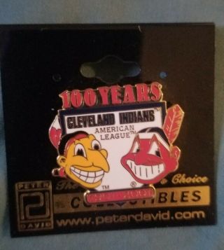 Cleveland Indians 100 Years (1901 - 2001) Souvenir Lapel Pin American League