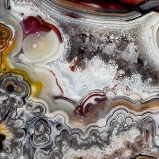 Mexican Crazy Lace Agate Rock Slab