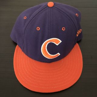 Clemson Tigers Baseball Hat Game Era Fitted 7 5/8