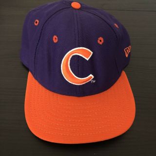 Clemson Tigers Baseball Hat Game Era Fitted 7 1/4