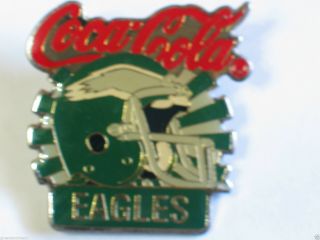 Philadelphia Eagles Pin Vintage Coca - Cola Nfl Lapel Pin Hat Tac Tack