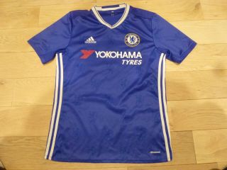 Adidas 2016/2017 Premier League Chelsea Blue Home Jersey (men Size Medium)
