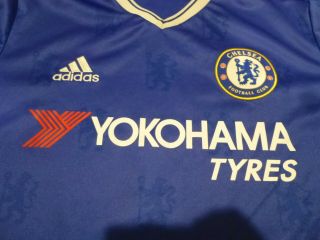 Adidas 2016/2017 Premier League Chelsea Blue Home Jersey (Men Size MEDIUM) 3