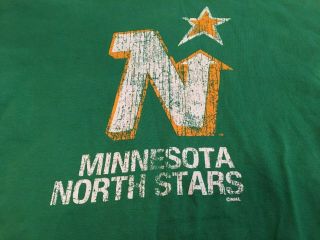 MINNESOTA NORTH STARS men ' s M medium long sleeve shirt Wild NHL hockey kaprizov 2