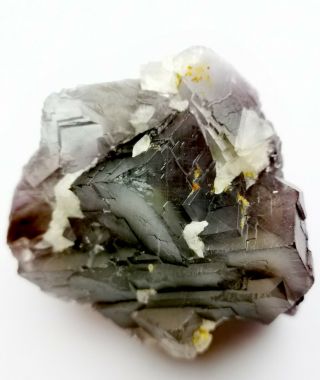 Natural Fluorite With Calcite Crystal Specimen From Balochistan Pakistan 378g.