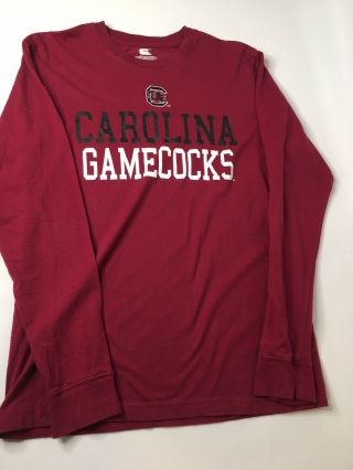 University Of South Carolina Gamecocks Long Sleeve T - Shirt Adult Xl Go Cocks