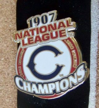 1907 Chicago Cubs NL National League Champions 2017 pin Willabee & Ward W&W 2
