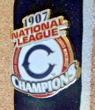 1907 Chicago Cubs NL National League Champions 2017 pin Willabee & Ward W&W 3