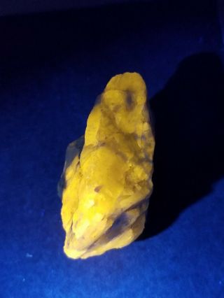 Pyrophyllite,  Champion Mine,  Inyo County,  Ca.  Fluoresces Bright Yellow
