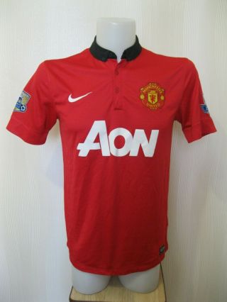 Manchester United 2013/2014 Home Sz M Nike Shirt Jersey Maillot Soccer Football
