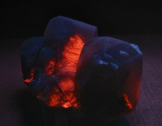 Bright Fluorescence Calcite From Leiping Mine Hunan,  China 3