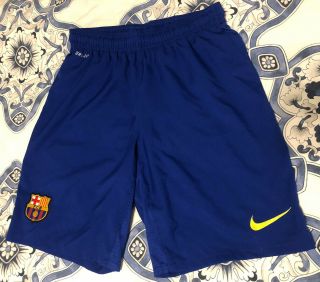 Nike F.  C.  B (barcelona) Soccer Shorts Sz.  M