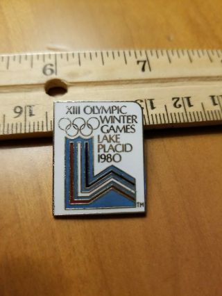 Lake Placid 1980 Winter Olympics Logo Pin,  Do You Believe In Miracles On Ice