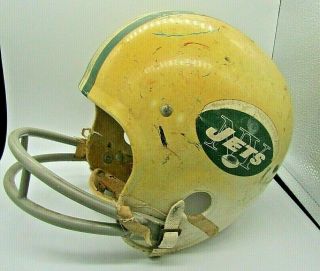 Vintage Rawlings Hnfl York Jets Youth Football Helmet Size Medium Nfl