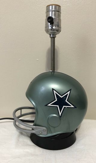 Vintage Dallas Cowboys Football Helmet Lamp 3