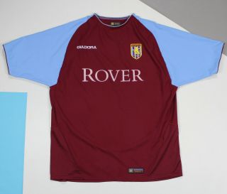 Aston Villa 2003 - 2004 Home Football Shirt Jersey (size L)
