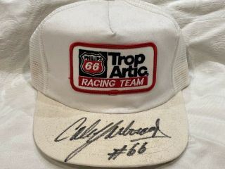 Phillips 66 Trop Artic Racing Team Cale Yarborough 66 Autographed Hat Cap