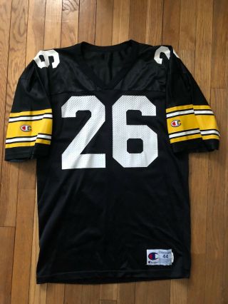 Rod Woodson Vintage Nfl Pittsburgh Steelers Champion Jersey,  Size 44