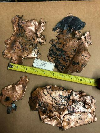 Estate Natural Science Rock Mineral Specimen Geology Copper Globe Arizona 480 Gr