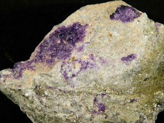 Purple Fluorite With Rhodochrosite And Pyrite Sweet Home Mine Colorado 161gr
