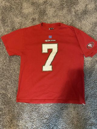 Colin Kaepernick Jersey T - Shirt NFL Team Apparel San Francisco 49ers Mens Large 2
