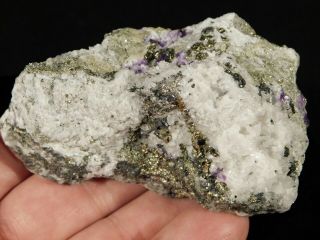 Fluorite Pyrite Sphalerite and Quartz Sweet Home Mine Colorado 160gr 2