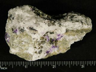 Fluorite Pyrite Sphalerite and Quartz Sweet Home Mine Colorado 160gr 3