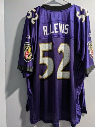 Nfl Ray Lewis Mens Large Baltimore Ravens Jersey