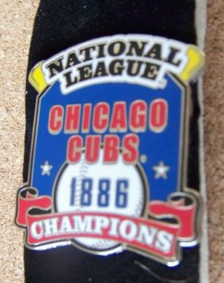 1886 Chicago Cubs Nl National League Champions 2017 Pin Willabee & Ward W&w